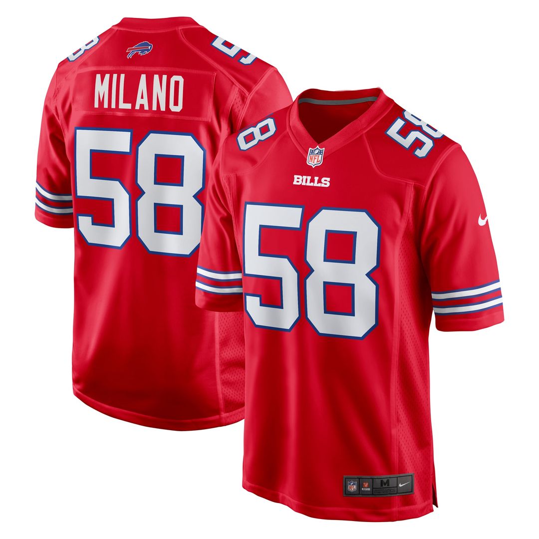 Buffalo Bills Matt Milano Nike Game Player Jersey - Royal