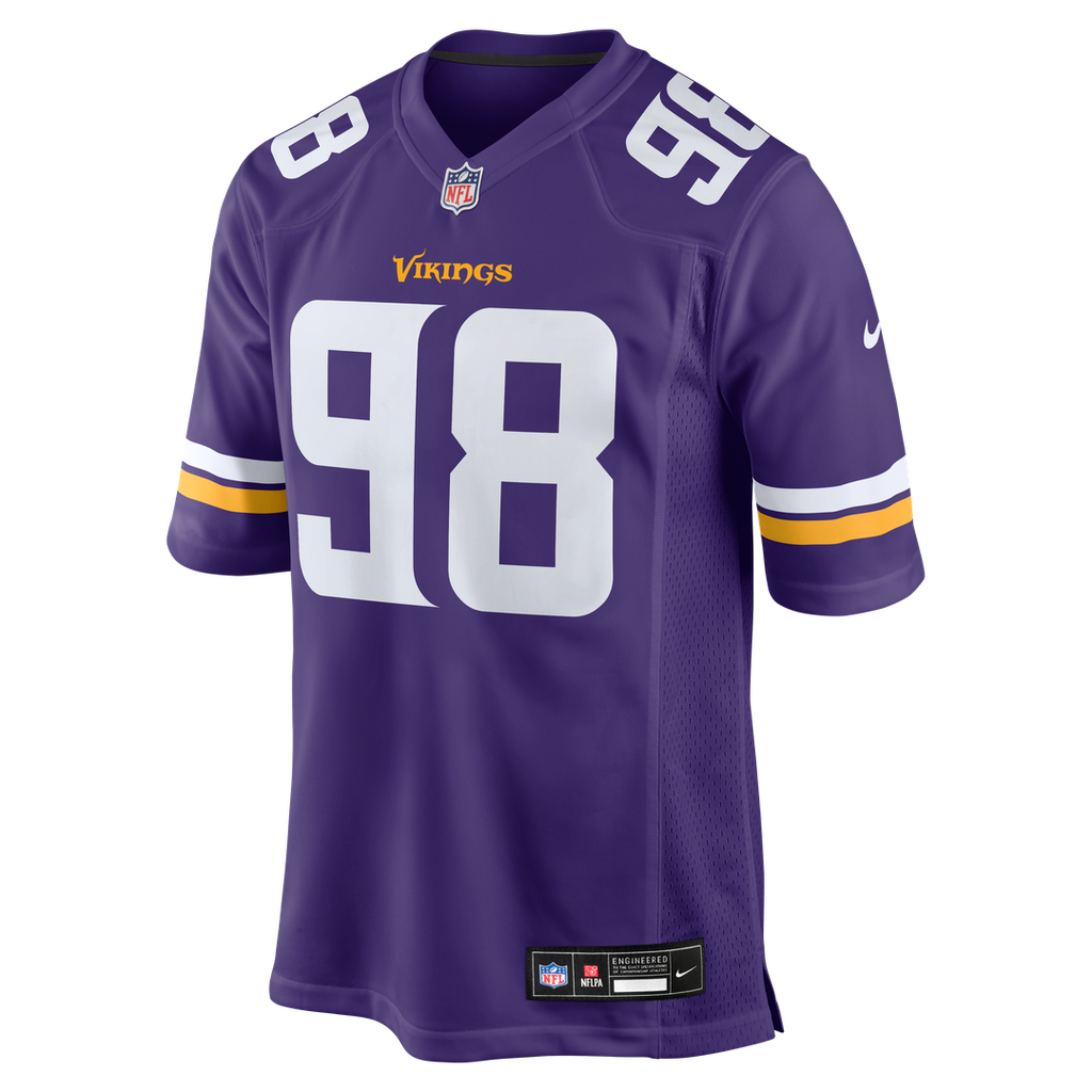 Minnesota Vikings Bo Richter Nike Team Game Jersey - Purple