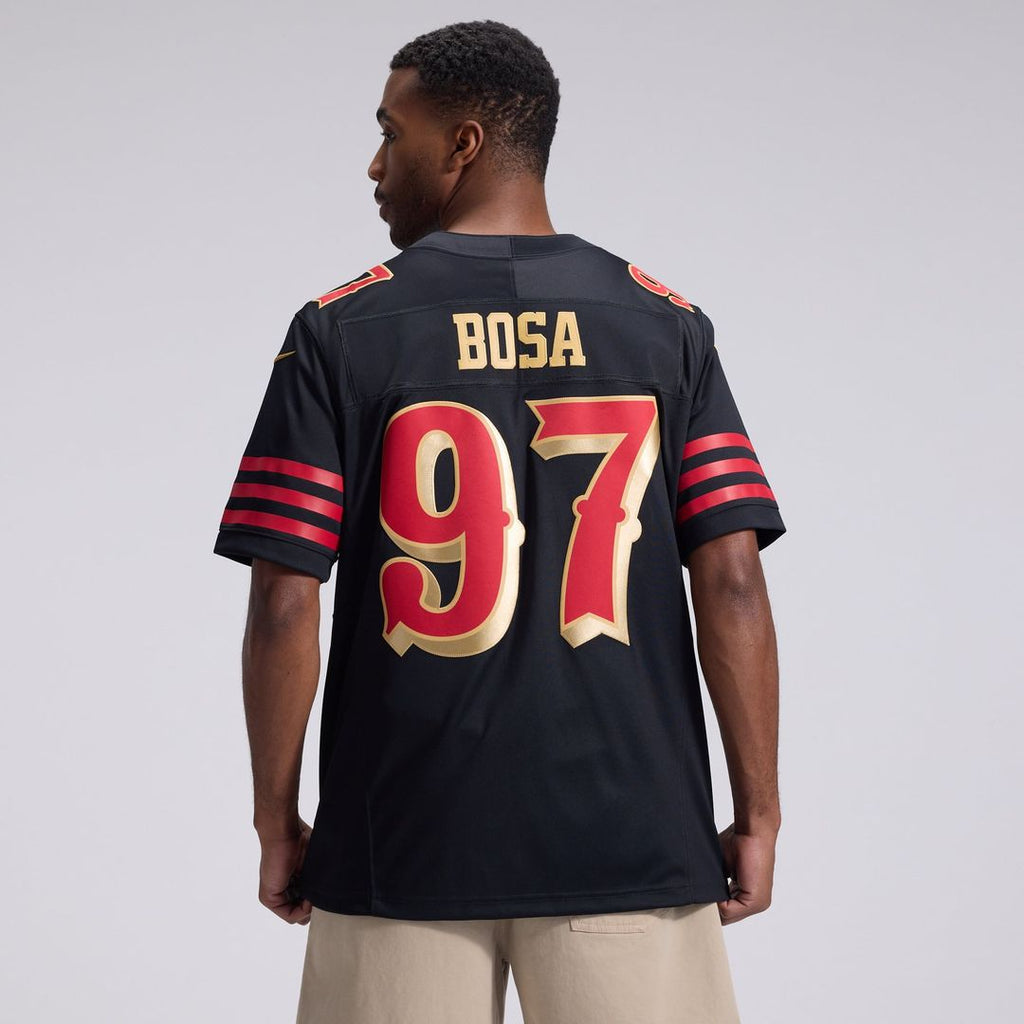 San Francisco 49ers Nick Bosa Nike Rivalries Collection Stitched Limited Jersey - Black