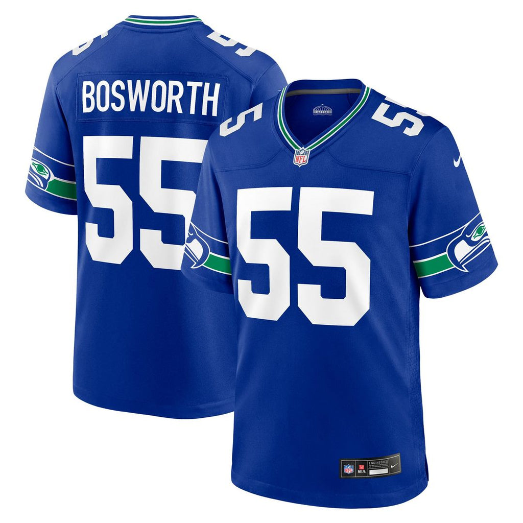 Seattle Seahawks Brian Bosworth Nike Retired Player Alternate Game Jersey - Royal
