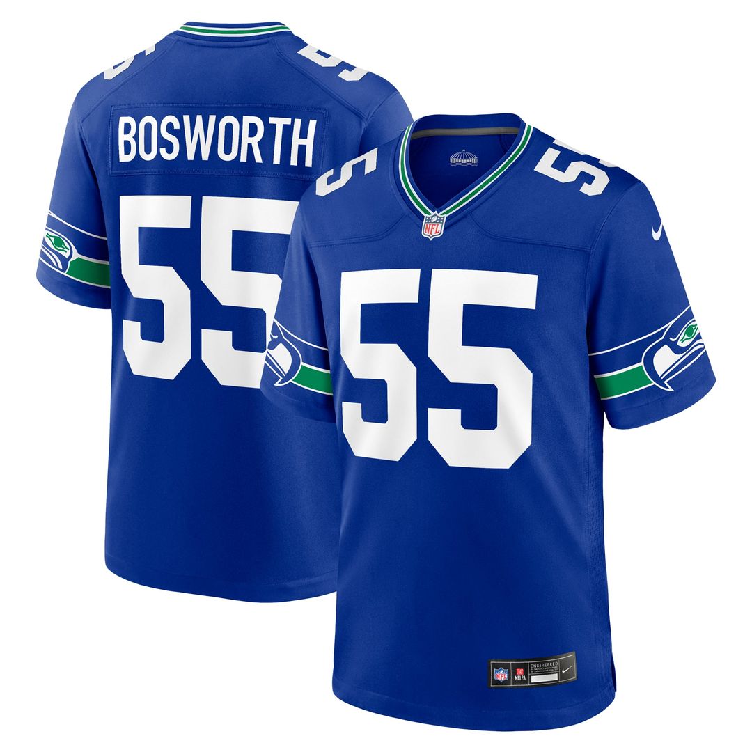 Seattle Seahawks Brian Bosworth Nike Retired Player Alternate Game Jersey - Royal