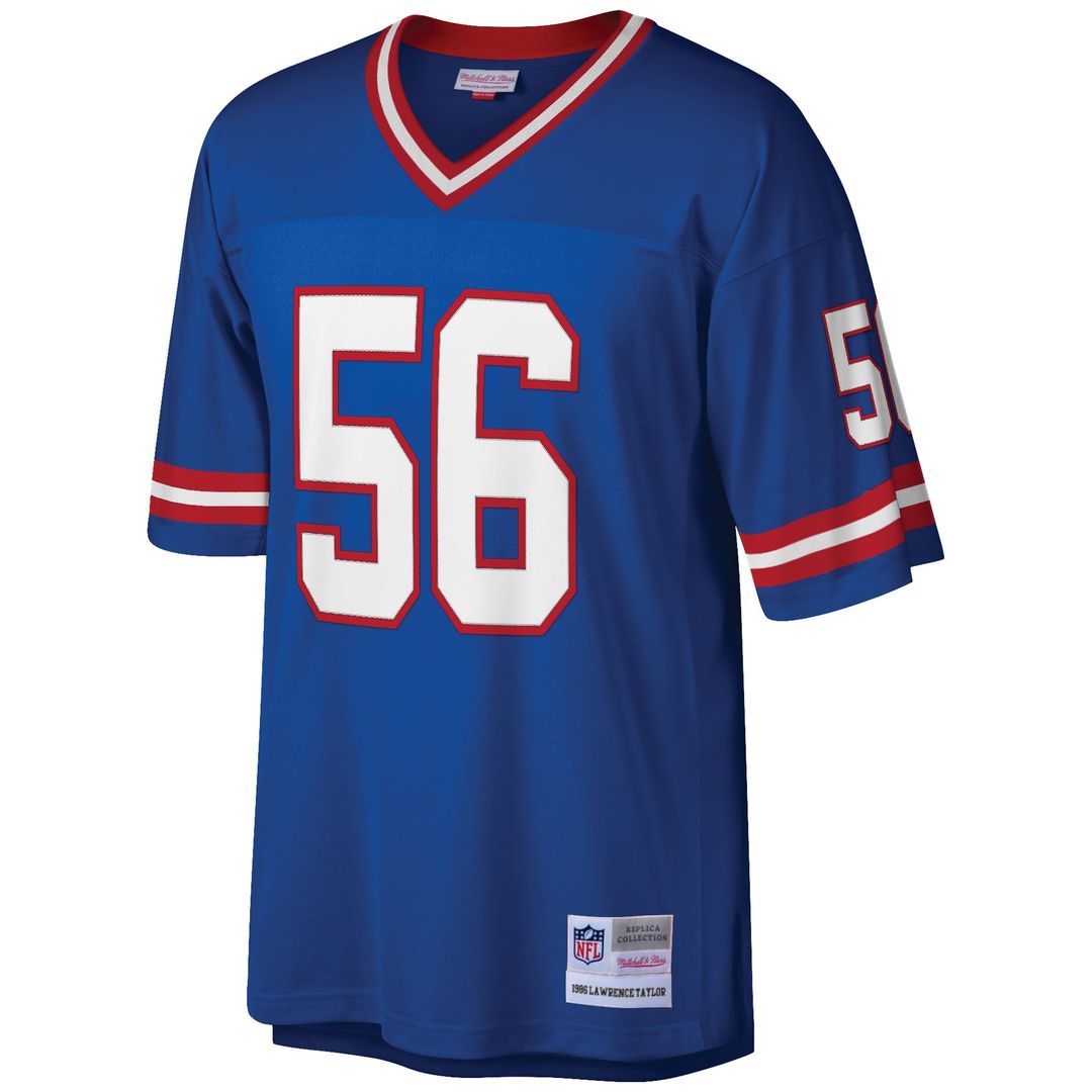 New York Giants Lawrence Taylor Mitchell & Ness Big & Tall 1986 Retired Player Replica Jersey - Royal