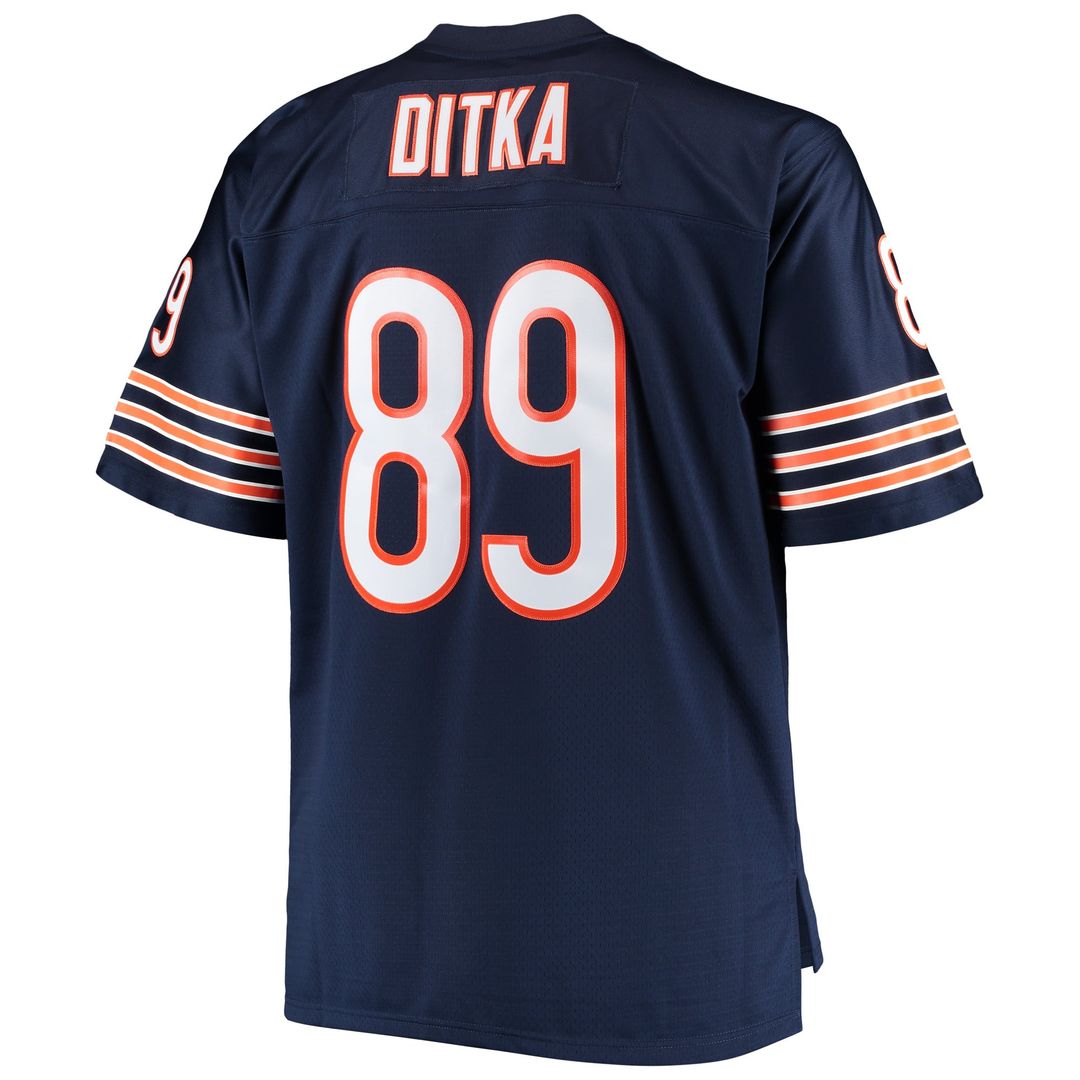 Chicago Bears Mike Ditka Mitchell & Ness Big & Tall 1966 Retired Player Replica Jersey - Navy