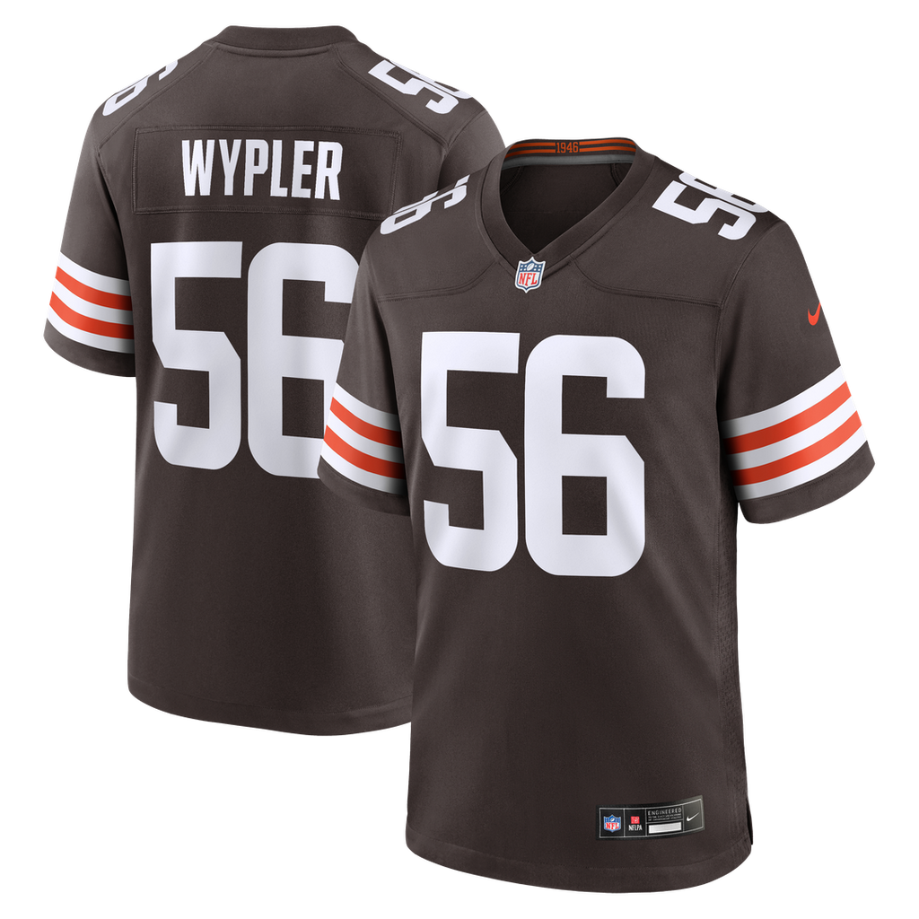 Cleveland Browns Luke Wypler Nike Team Game Jersey - Brown