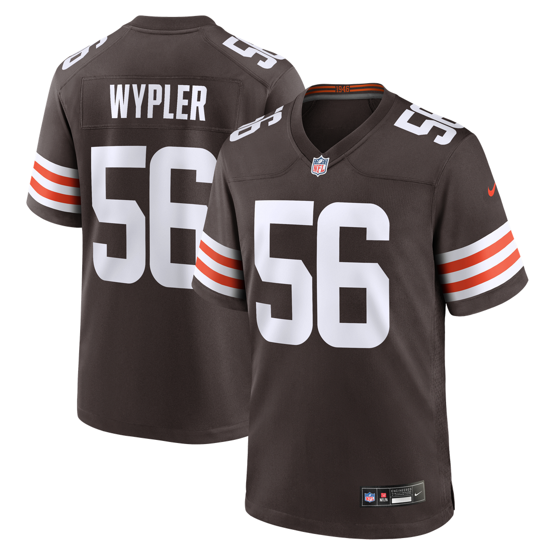 Cleveland Browns Luke Wypler Nike Team Game Jersey - Brown
