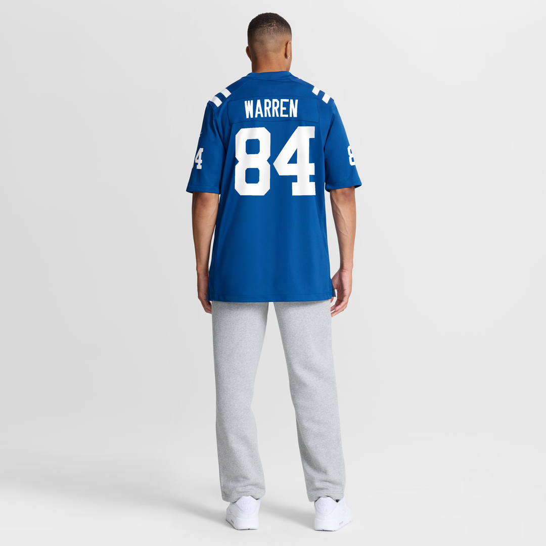Indianapolis Colts Tyler Warren Nike Game Jersey - White
