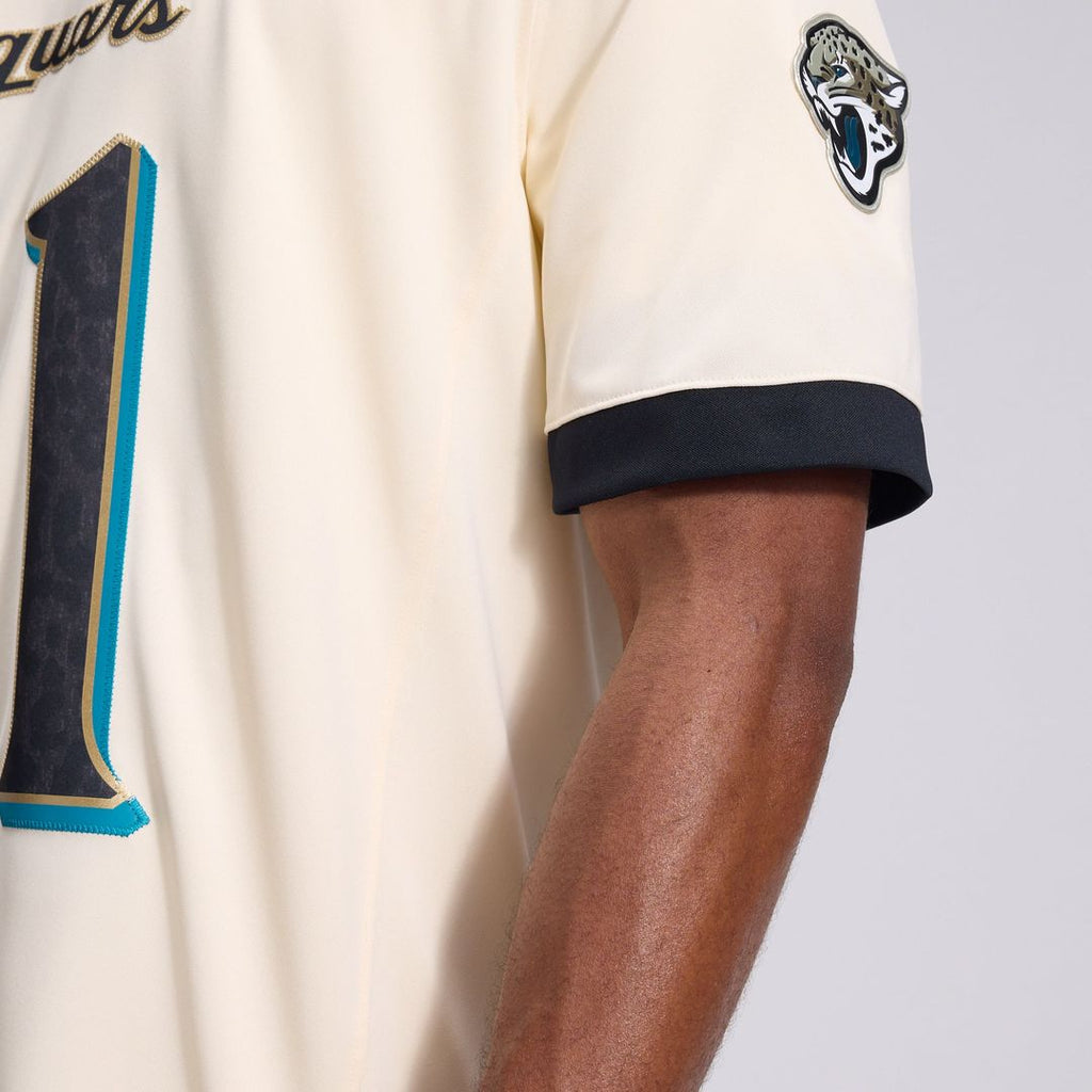 Jacksonville Jaguars Parker Washington Nike 2026 Rivalries Collection Stitched Limited Jersey - Natural