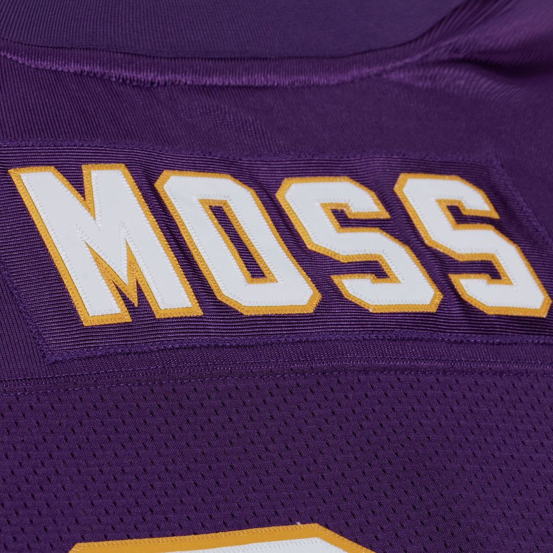 Minnesota Vikings Randy Moss Mitchell & Ness 2001 Authentic Throwback Jersey - Purple