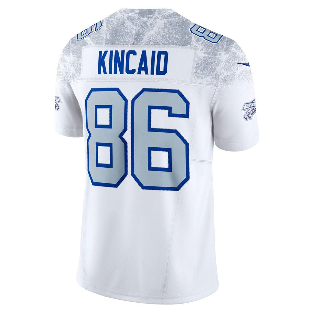 Buffalo Bills Dalton Kincaid Nike Rivalries Collection Stitched Limited Jersey - White