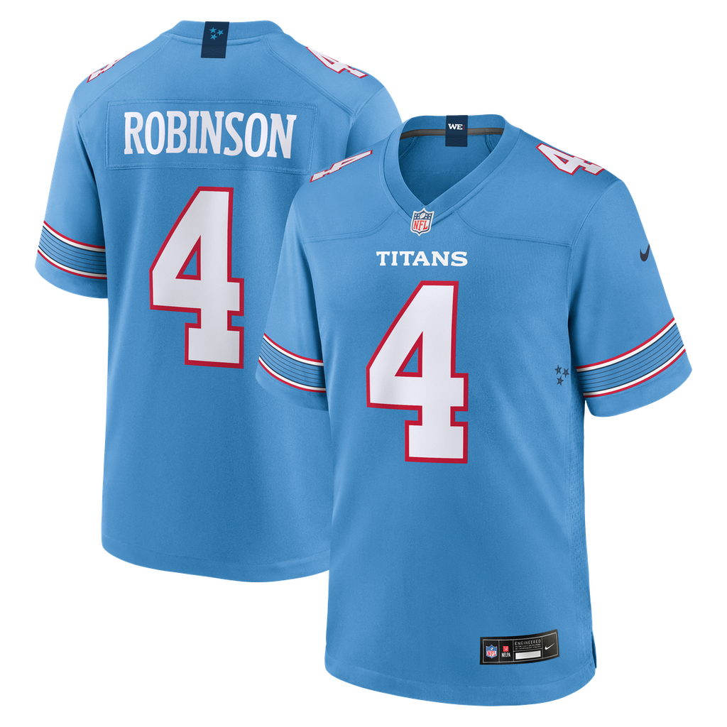 Tennessee Titans Wan'Dale Robinson Nike Game Jersey - White