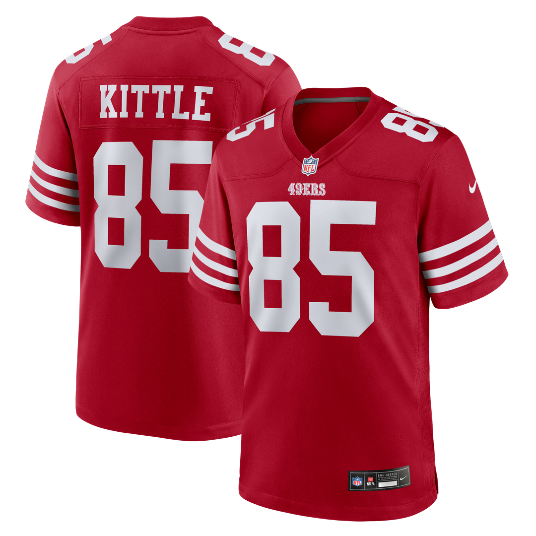 San Francisco 49ers George Kittle Nike Player Game Jersey - Scarlet