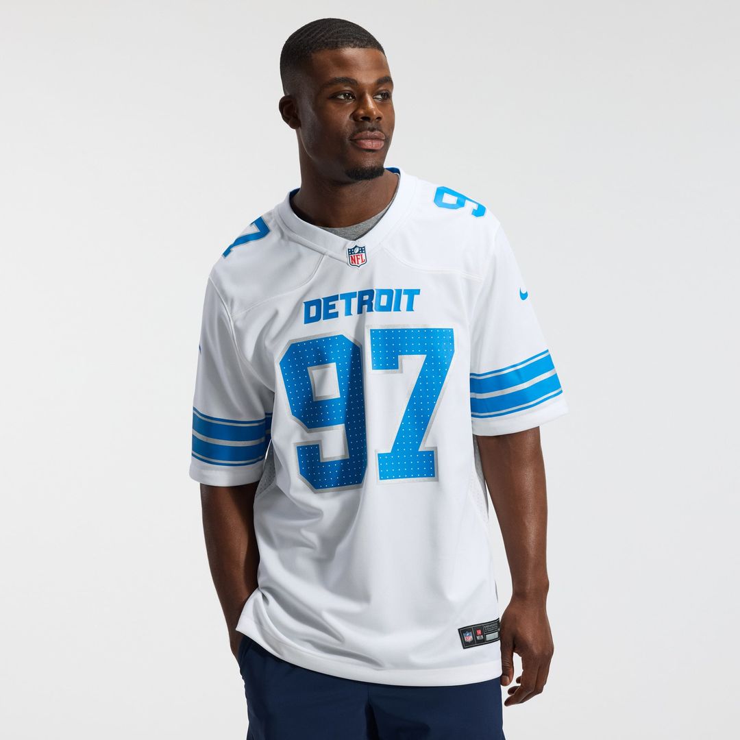 Detroit Lions Aidan Hutchinson Nike Game Jersey - White
