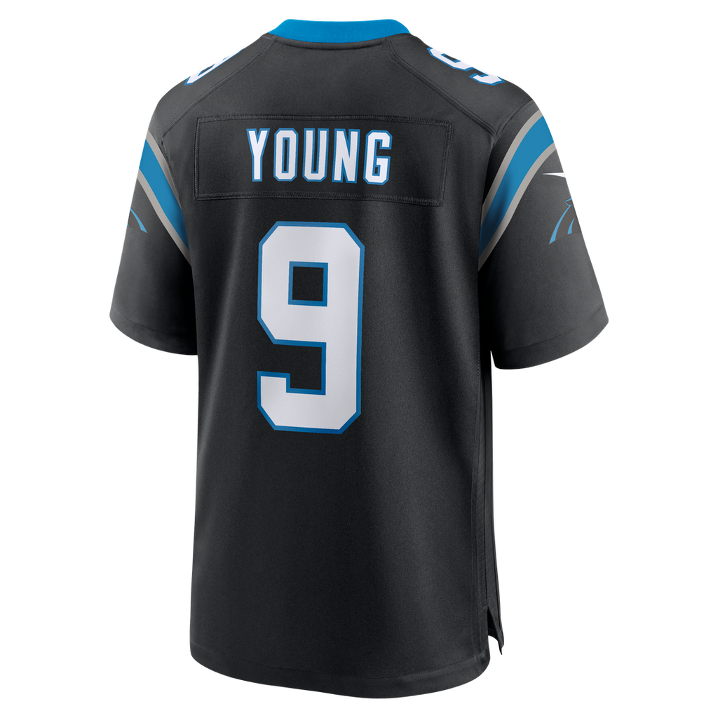 Carolina Panthers Bryce Young Nike Team Game Jersey - Black