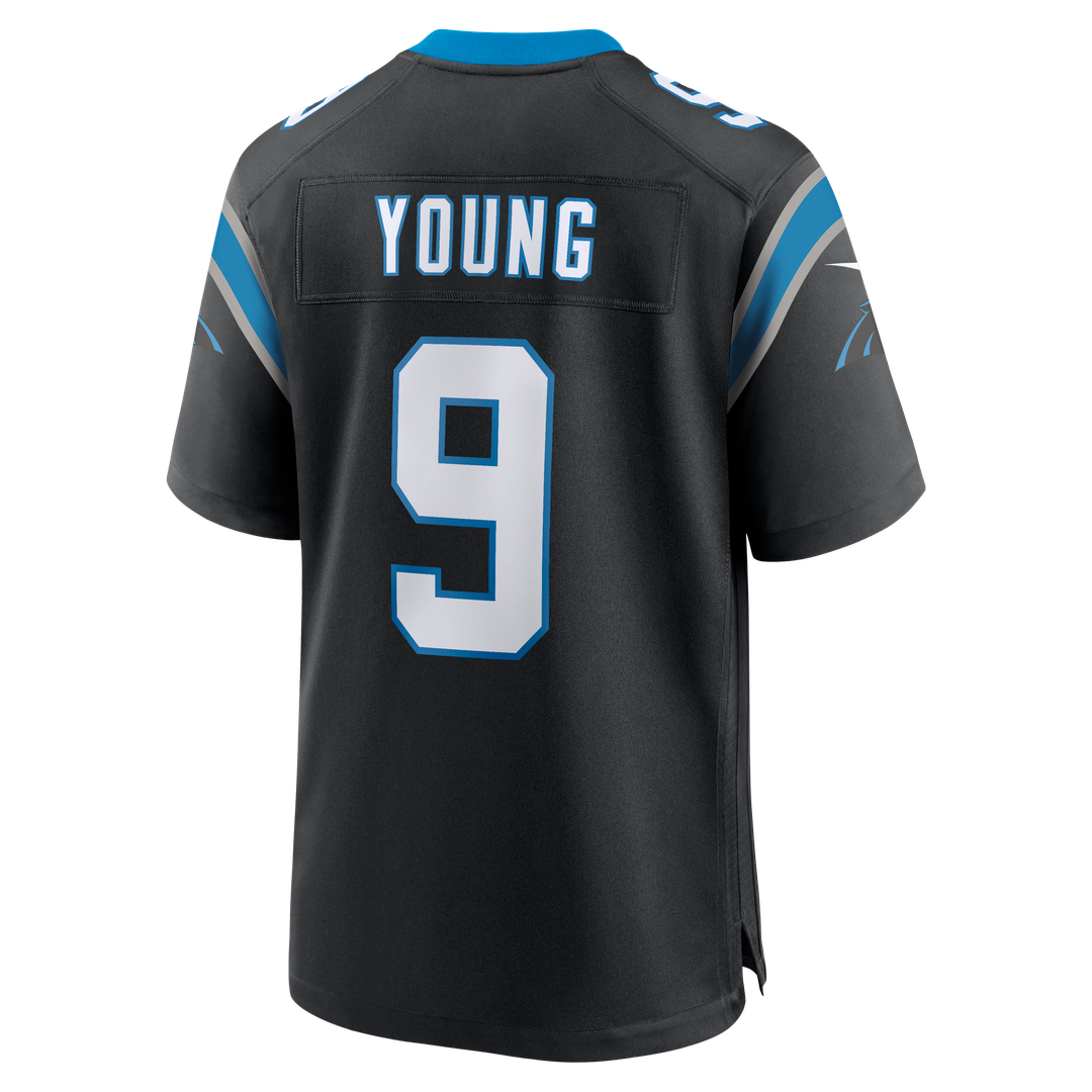 Carolina Panthers Bryce Young Nike Team Game Jersey - Black