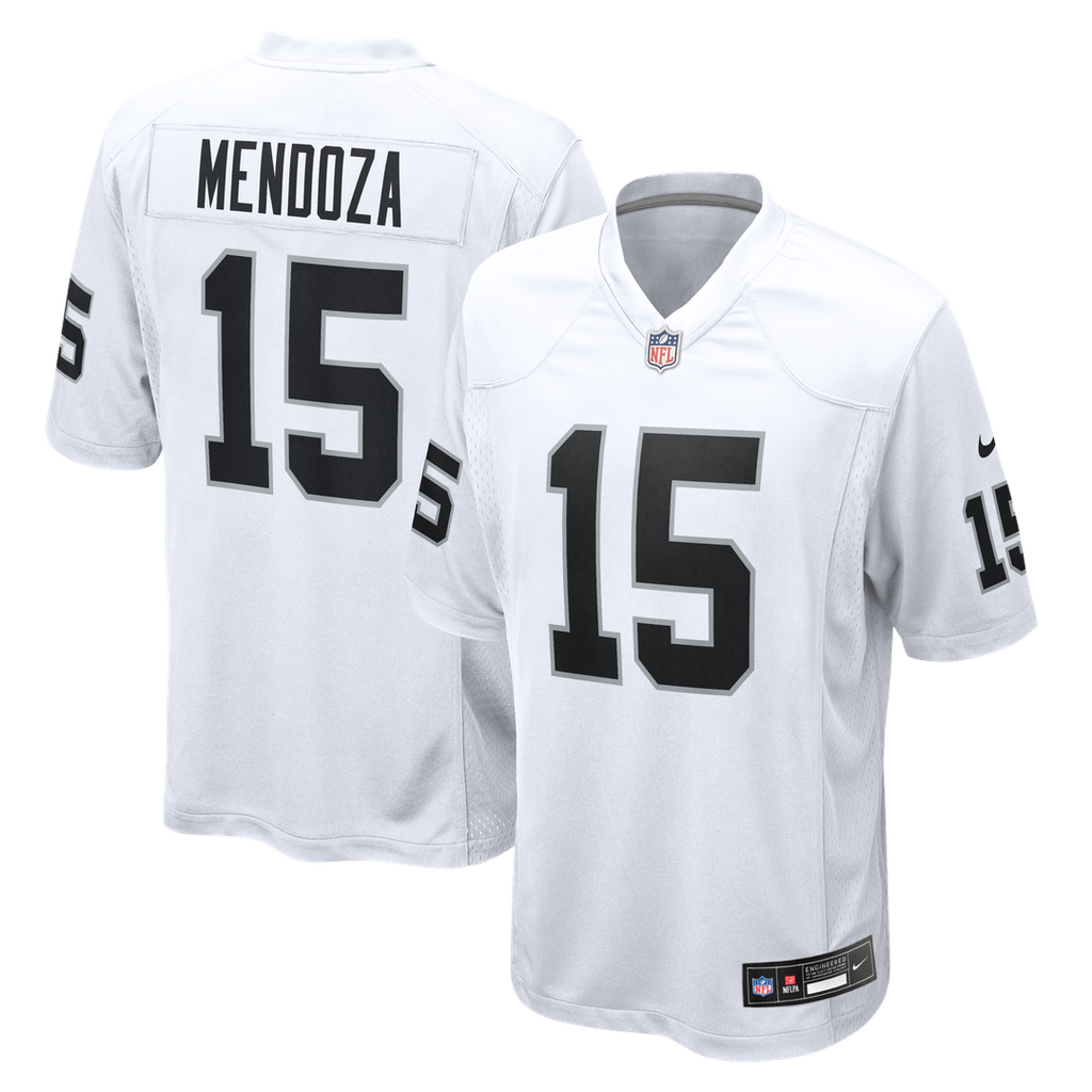 Las Vegas Raiders Fernando Mendoza Nike Game Player Jersey - White