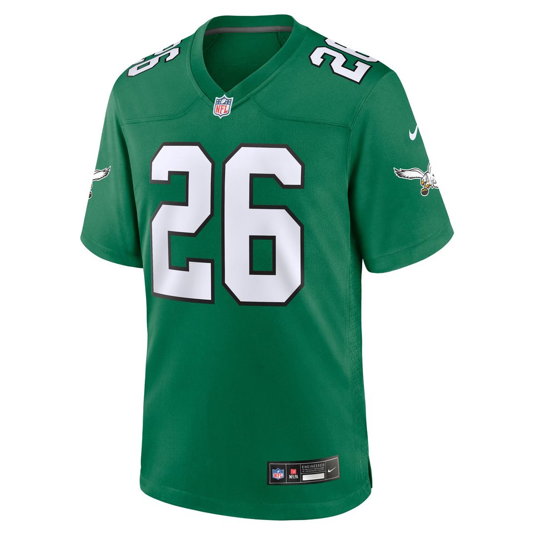 Philadelphia Eagles Saquon Barkley Nike Alternate Game Jersey - Kelly Green