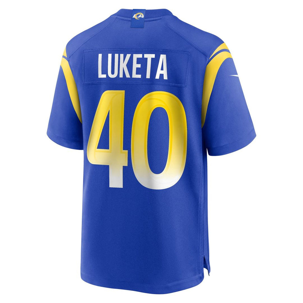 Los Angeles Rams Jesse Luketa Nike Team Game Jersey - Royal
