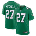 Philadelphia Eagles Quinyon Mitchell Nike Alternate Game Jersey - Kelly Green
