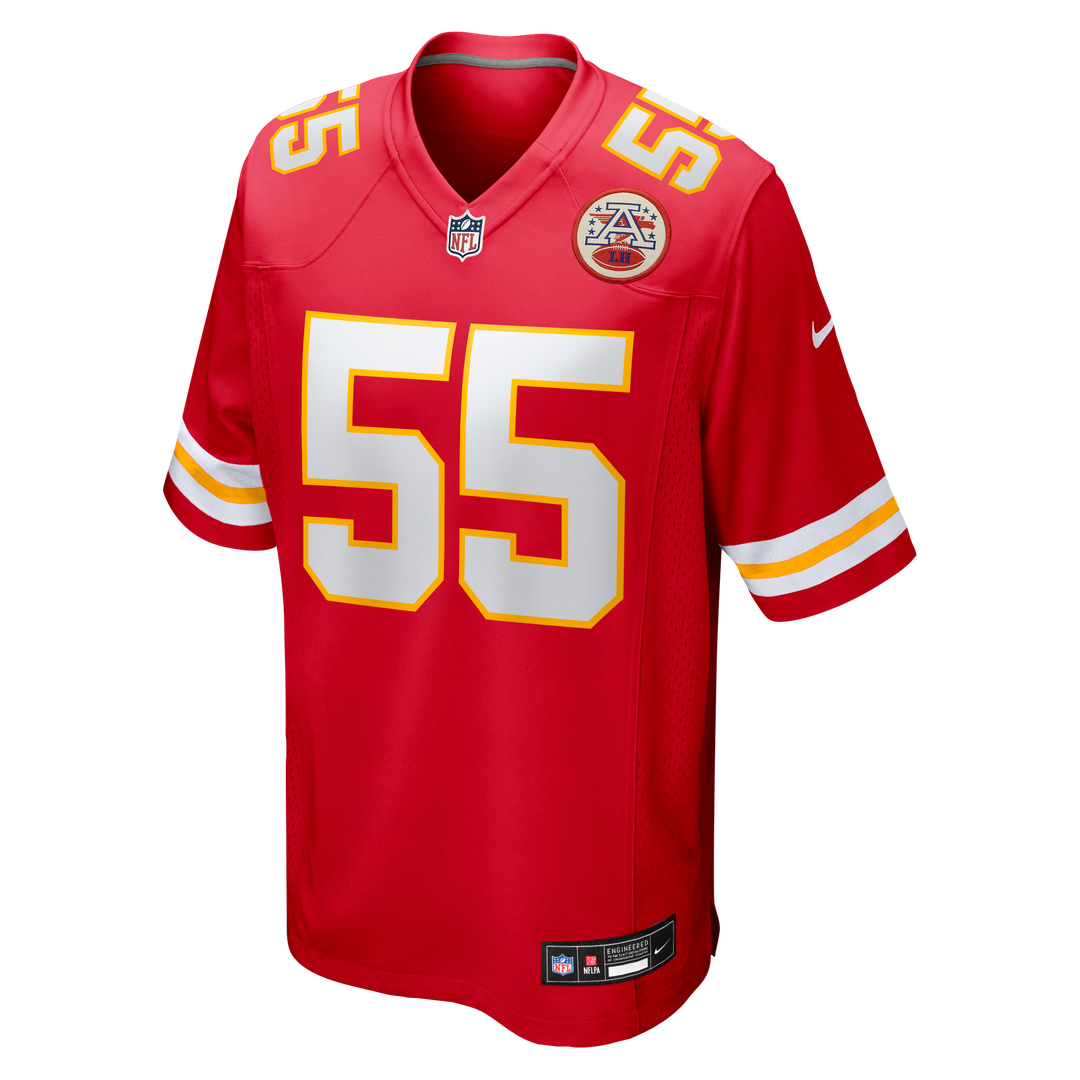 Kansas City Chiefs Omarr Norman-Lott Nike Team Game Jersey - Red