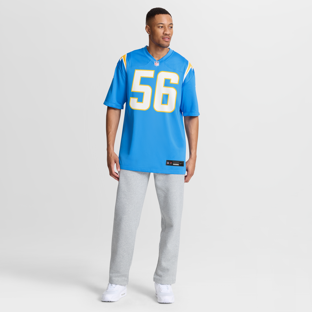 Los Angeles Chargers Shawne Merriman Nike Game Retired Player Jersey - Powder Blue