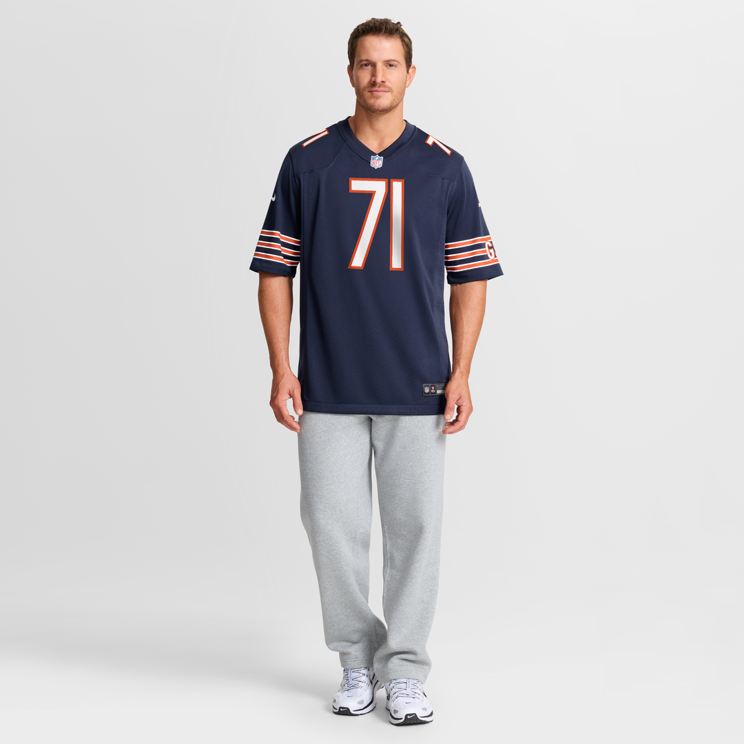 Chicago Bears Ryan Bates Nike Game Jersey - Navy