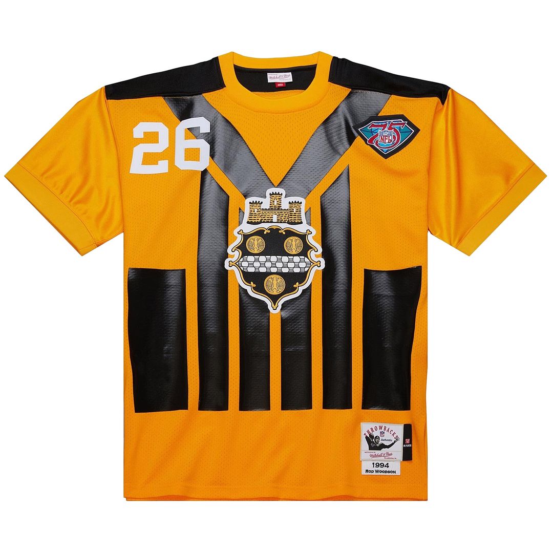 Pittsburgh Steelers 1994 Rod Woodson Mitchell & Ness Authentic Throwback Retired Player Jersey - Gold