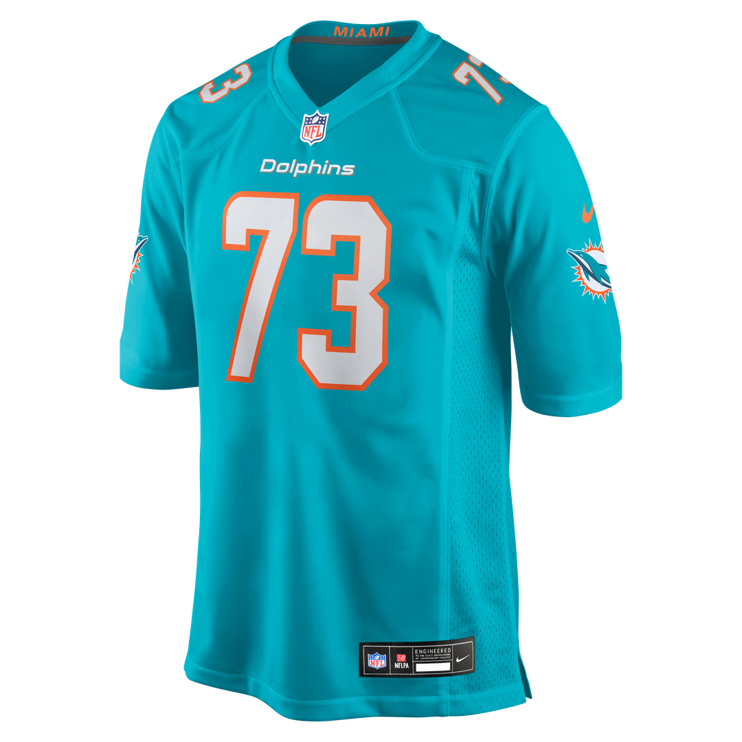 Miami Dolphins Austin Jackson Nike Game Jersey - Aqua