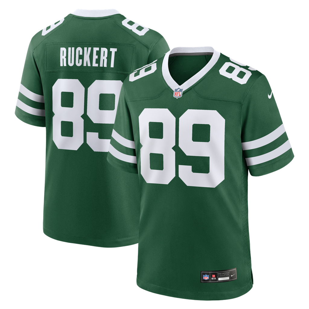 New York Jets Jeremy Ruckert Nike Team Game Jersey - Legacy Green