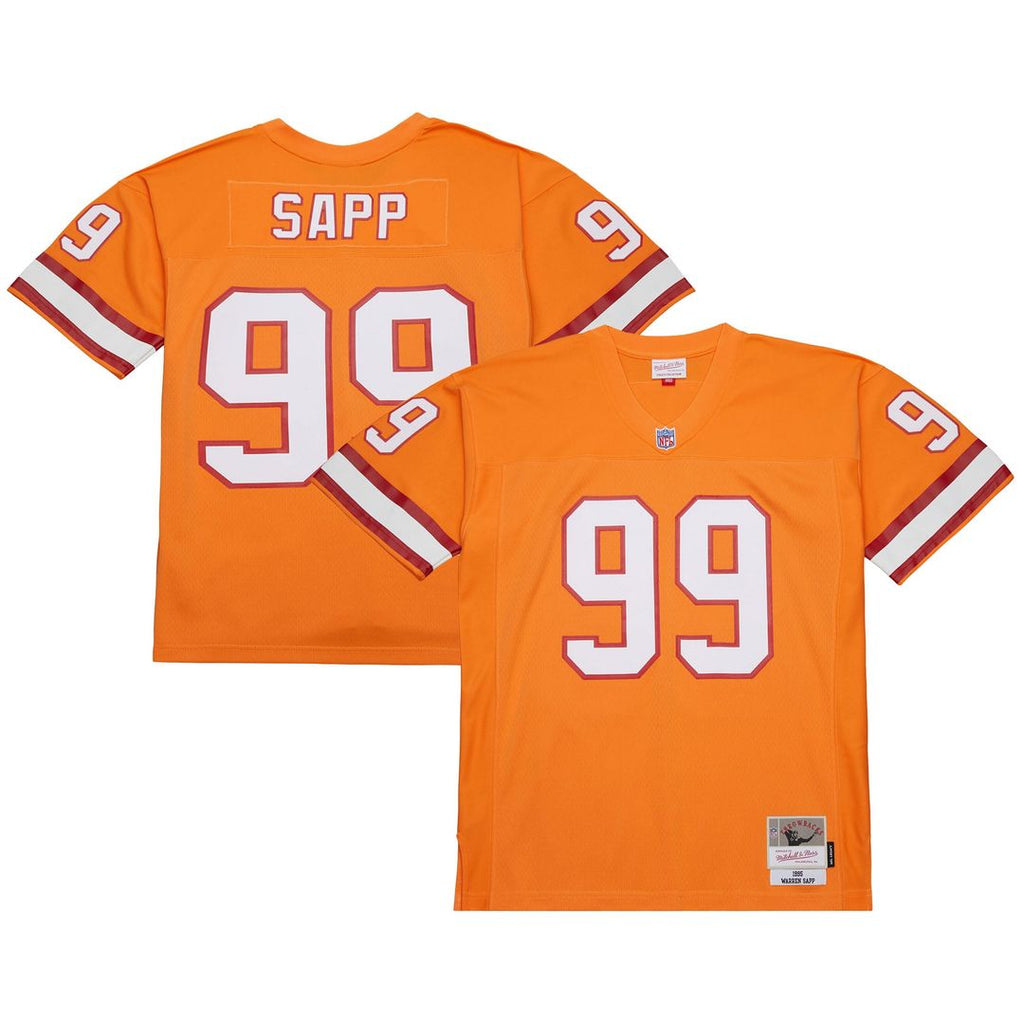 Tampa Bay Buccaneers Warren Sapp Mitchell & Ness 1995 Legacy Replica Jersey - Orange