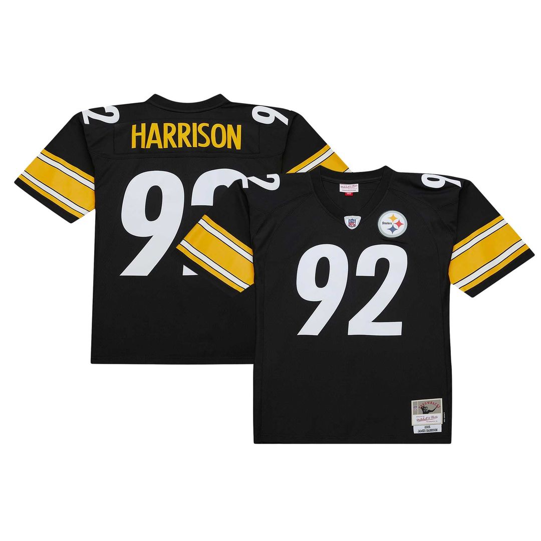 Pittsburgh Steelers James Harrison Mitchell & Ness Legacy Replica Jersey - Black