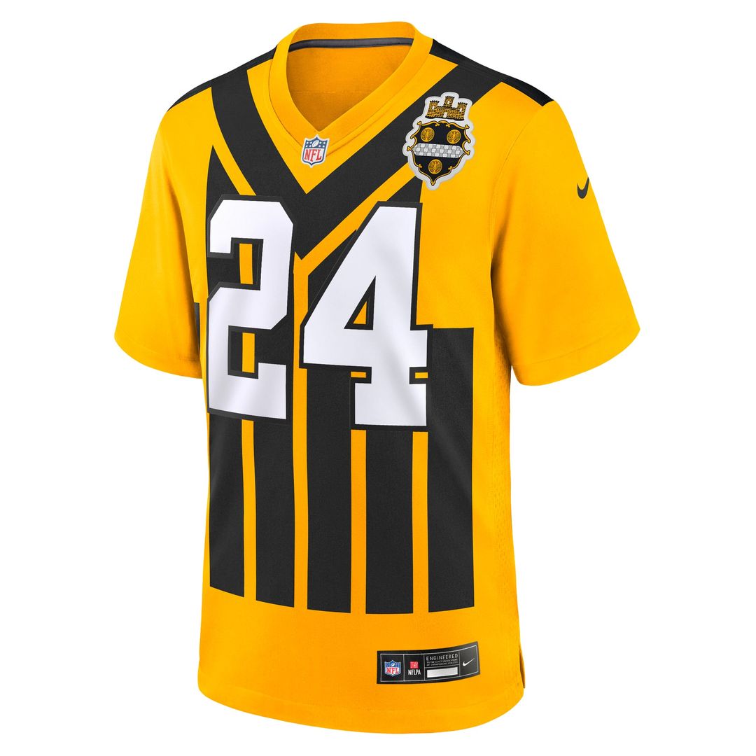 Pittsburgh Steelers Joey Porter Jr. Nike Alternate 1933 Throwback Game Jersey - Gold