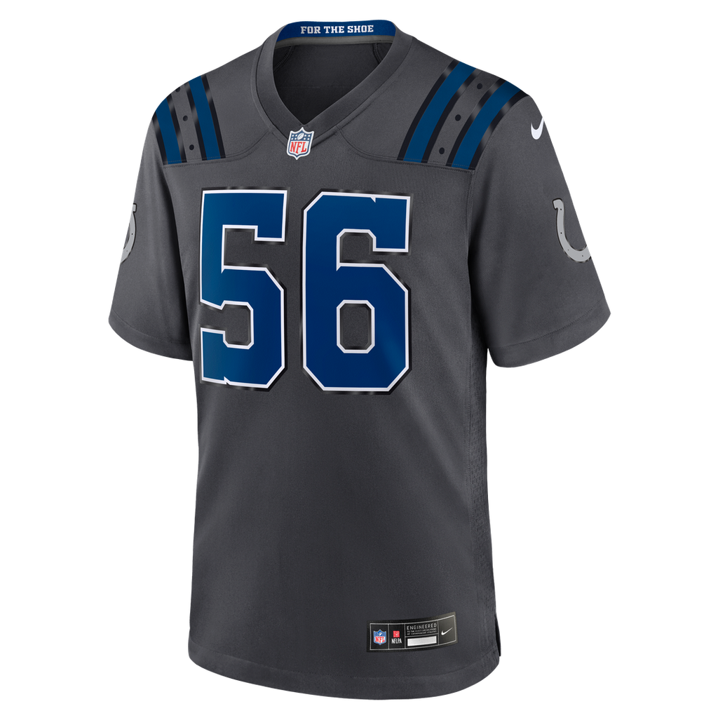 Indianapolis Colts Quenton Nelson Nike 2026 Rivalries Collection Game Jersey - Anthracite