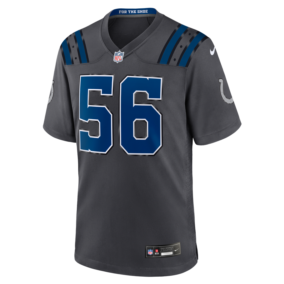 Indianapolis Colts Quenton Nelson Nike 2026 Rivalries Collection Game Jersey - Anthracite