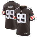 Cleveland Browns Logan Fano Nike Team Game Jersey - Brown