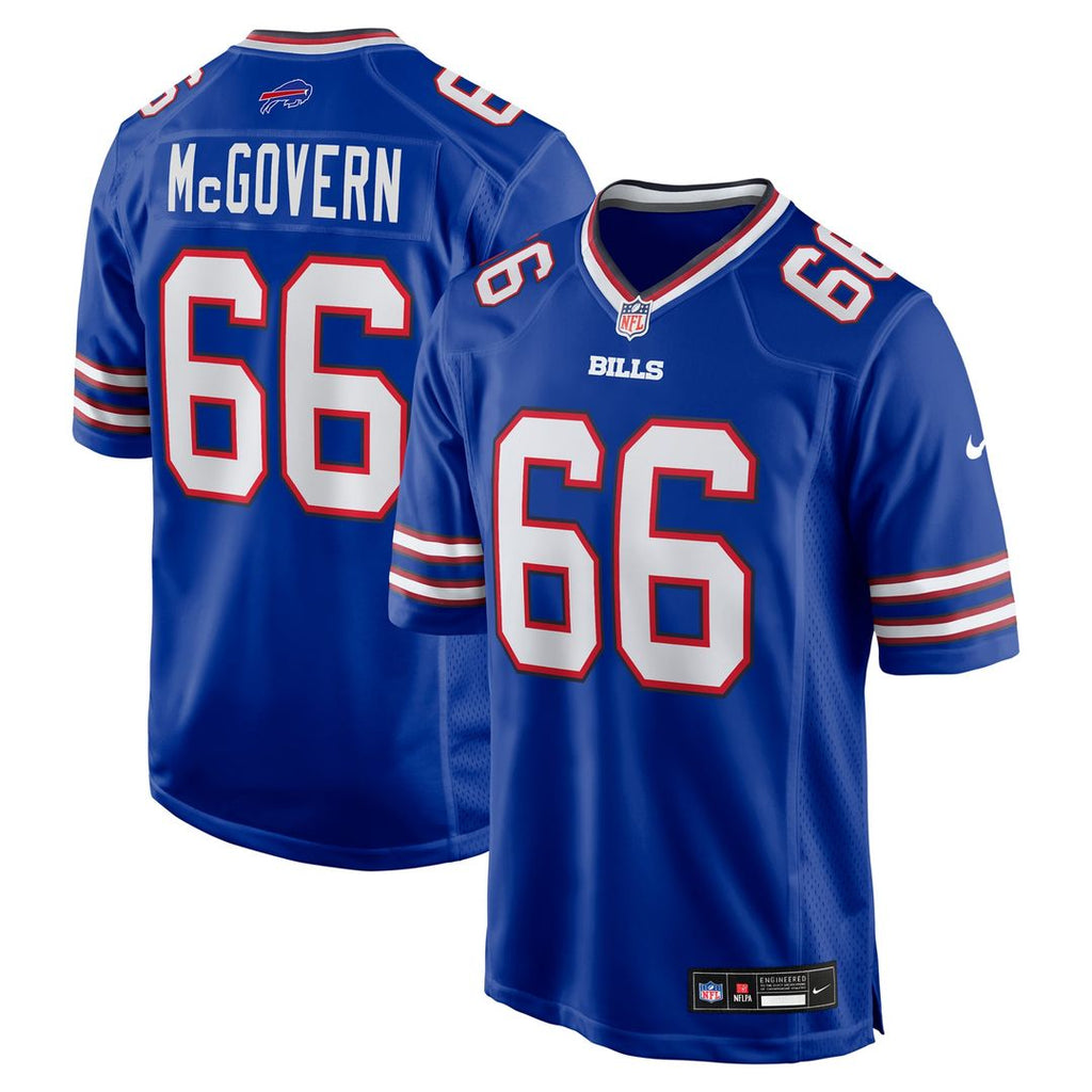 Buffalo Bills Connor McGovern Nike Game Player Jersey - Royal