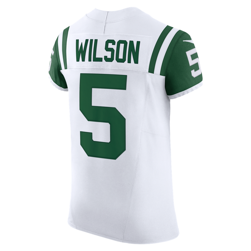 New York Jets Garrett Wilson Nike Classic Alternate Vapor F.U.S.E. Elite Jersey - White