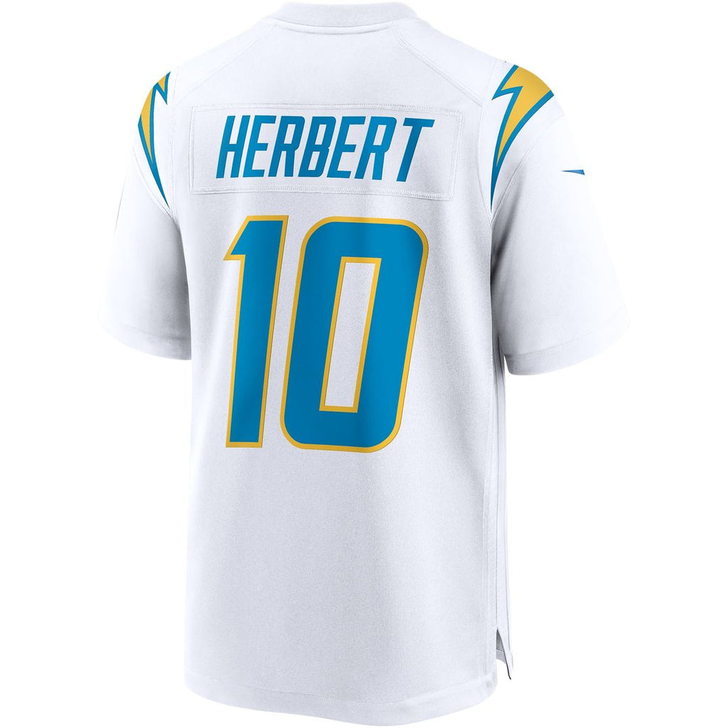 Los Angeles Chargers Justin Herbert Nike Game Jersey - White