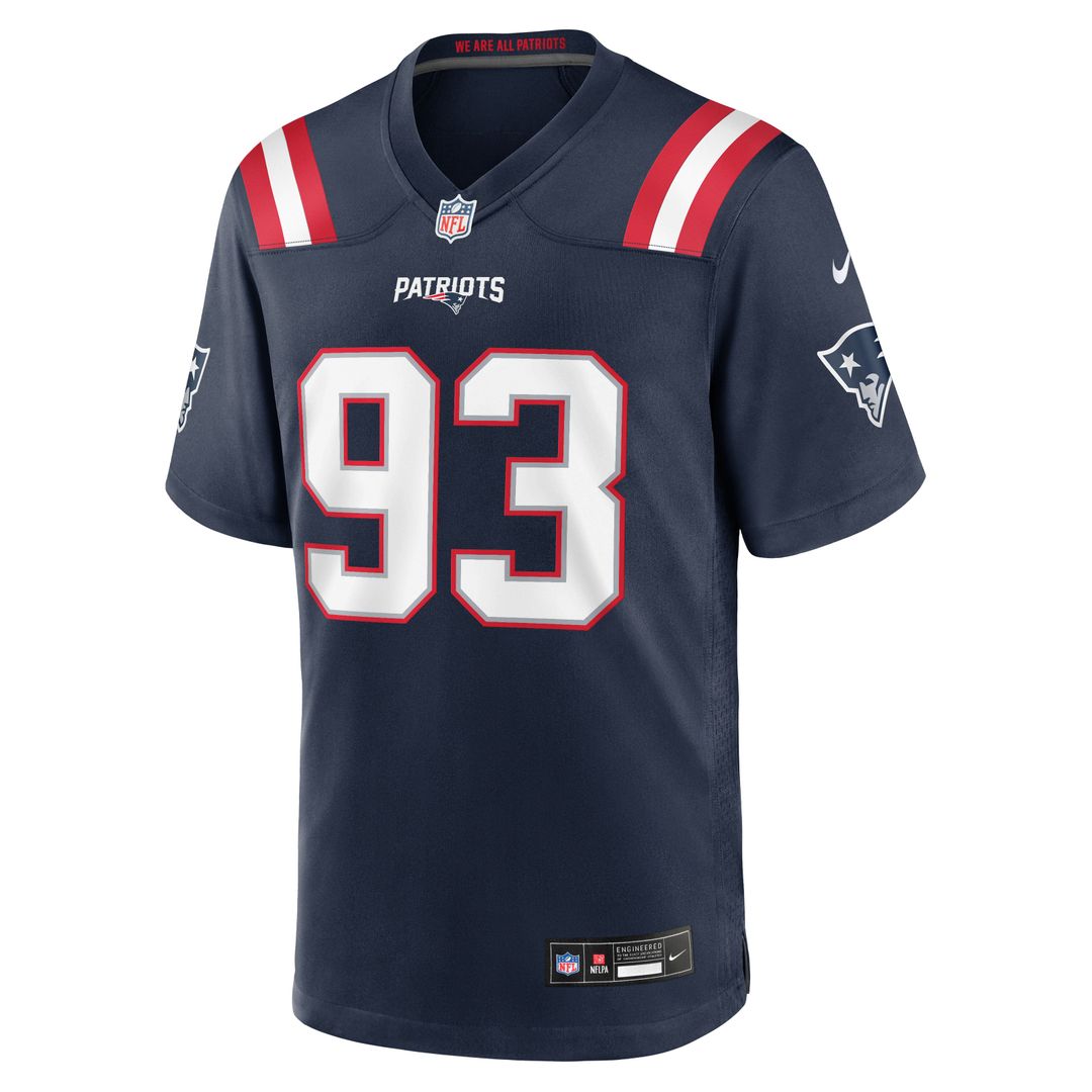 New England Patriots Leonard Taylor Nike Team Game Jersey - Navy