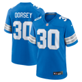 Detroit Lions Khalil Dorsey Nike Team Game Jersey - Blue