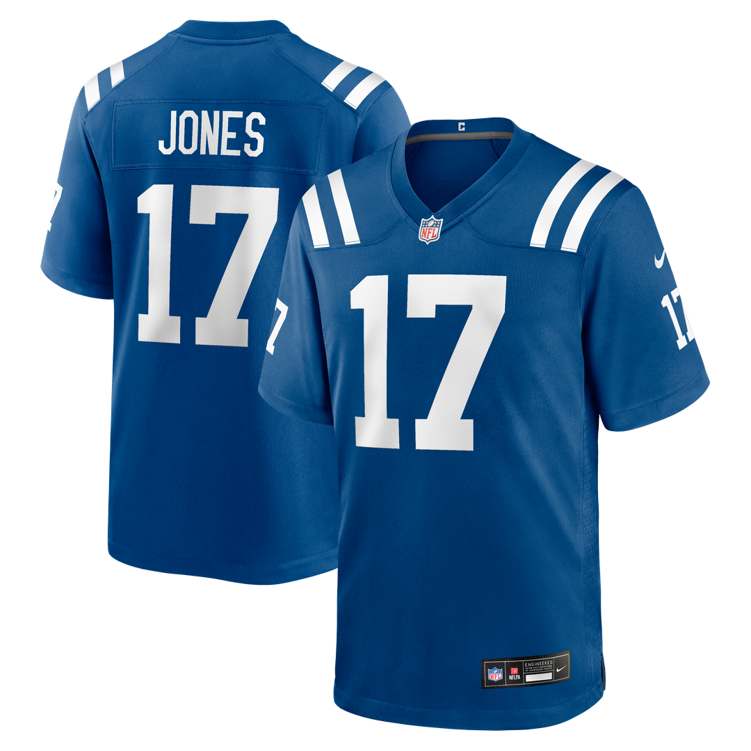 Indianapolis Colts Daniel Jones Nike Team Game Jersey - Royal