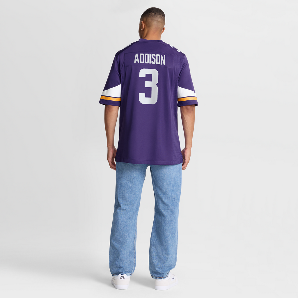 Minnesota Vikings Jordan Addison Nike Alternate Game Player Jersey - White