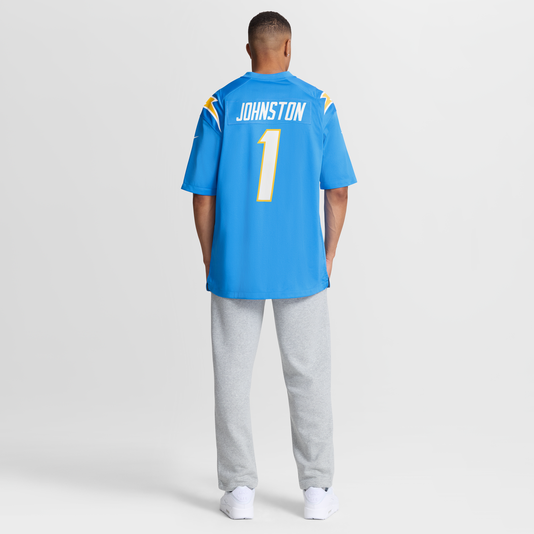Los Angeles Chargers Quentin Johnston Nike Game Player Jersey - Powder Blue
