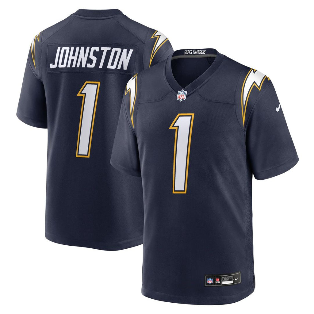 Los Angeles Chargers Quentin Johnston Nike Alternate Charger Power Game Player Jersey - Gold