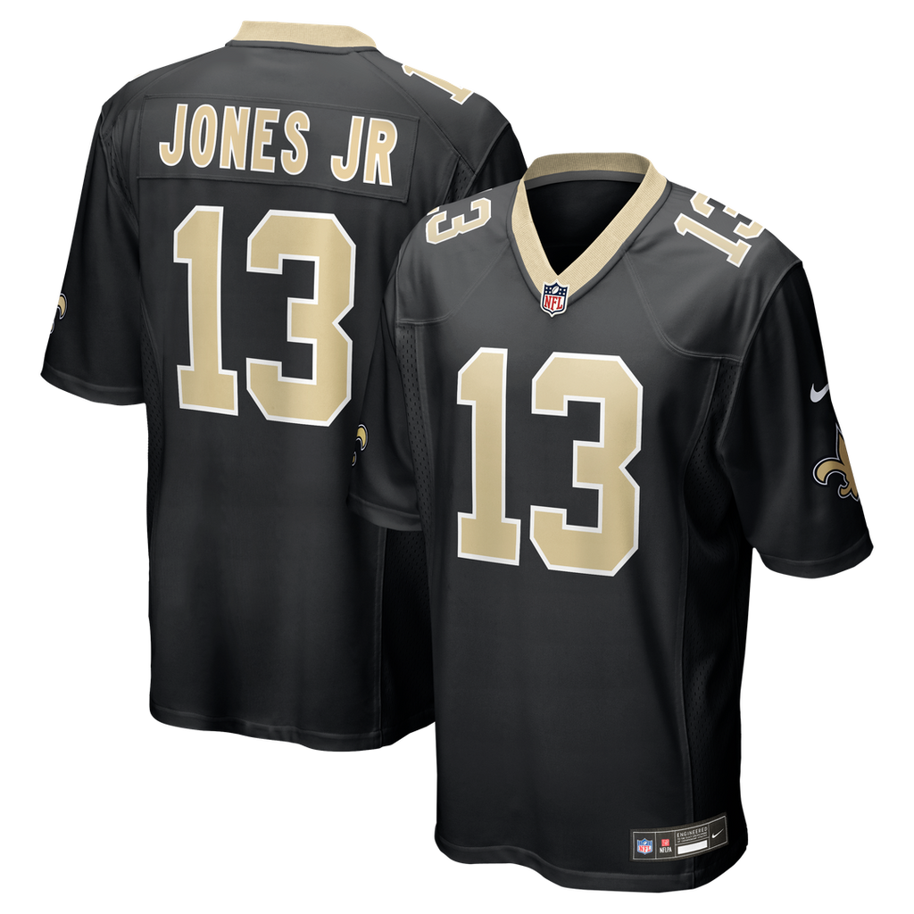 New Orleans Saints Velus Jones Jr. Nike Team Game Jersey - Black
