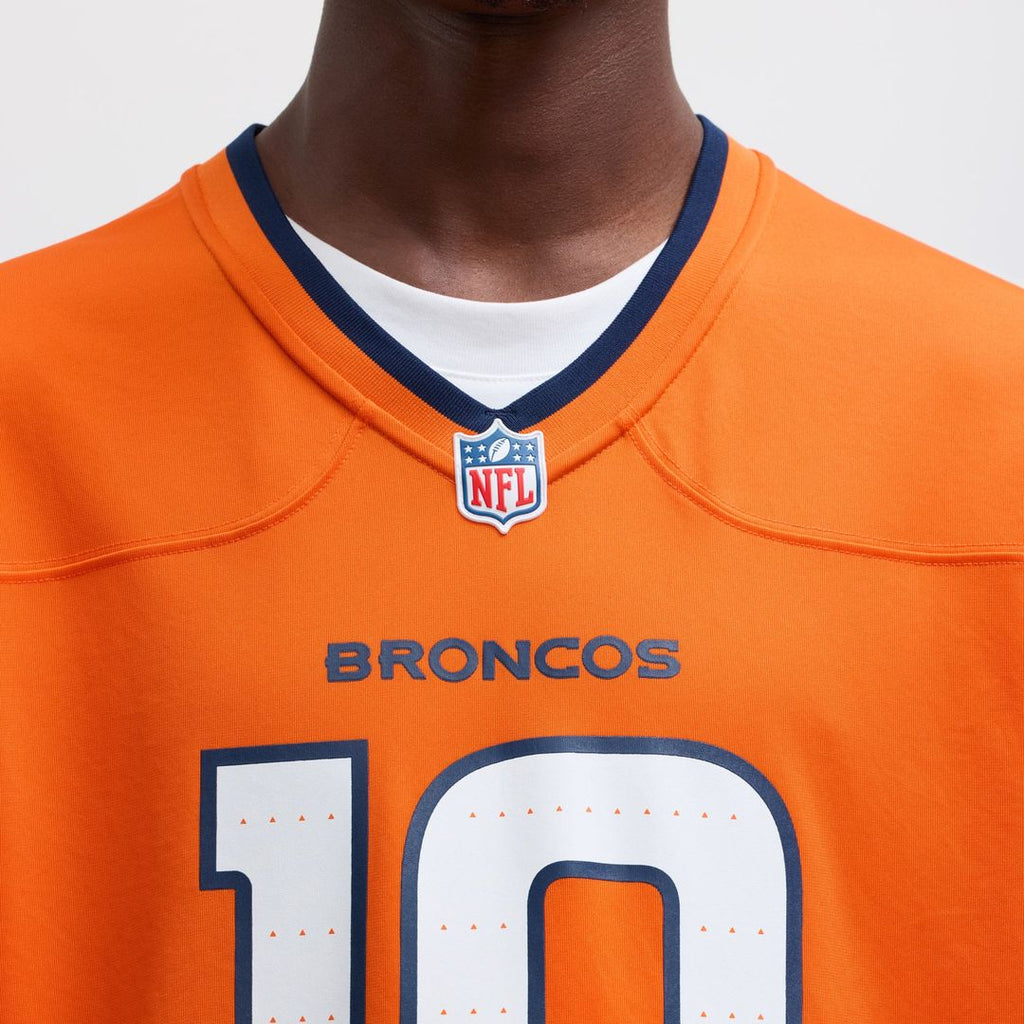 Denver Broncos Bo Nix Nike Player Game Jersey - Orange