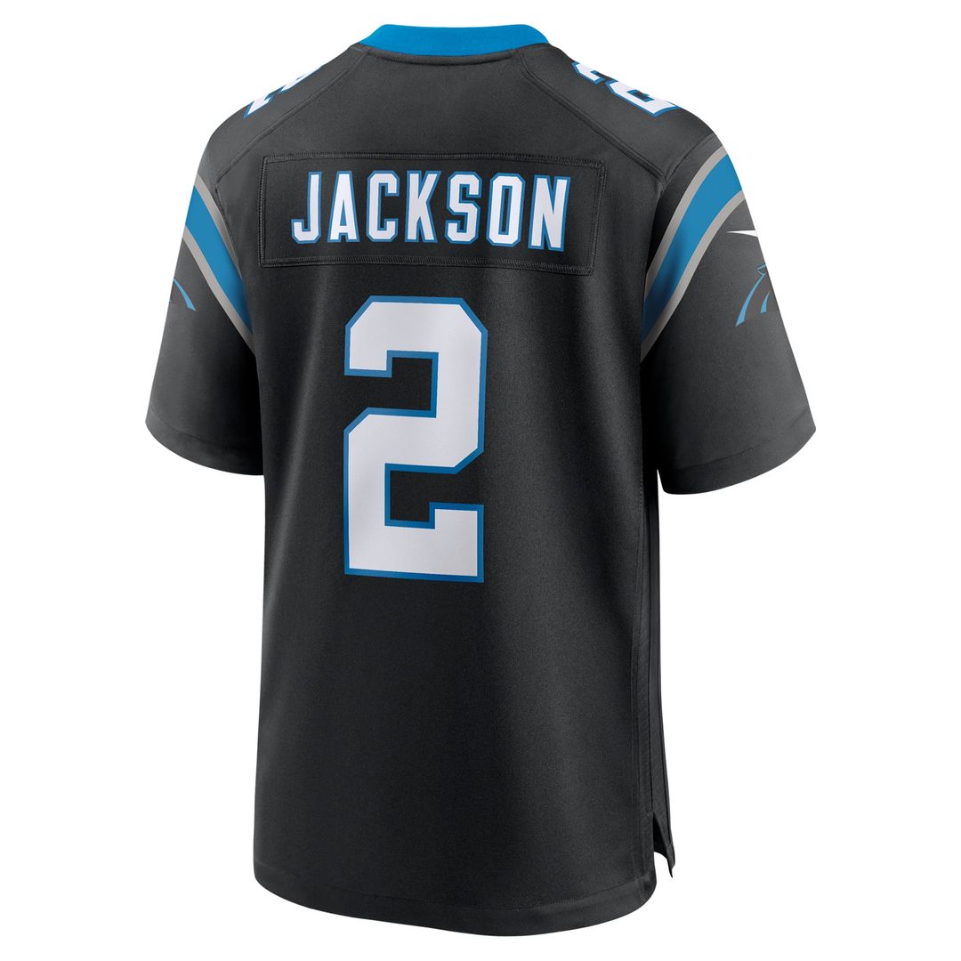 Carolina Panthers Mike Jackson Nike Game Jersey - Black