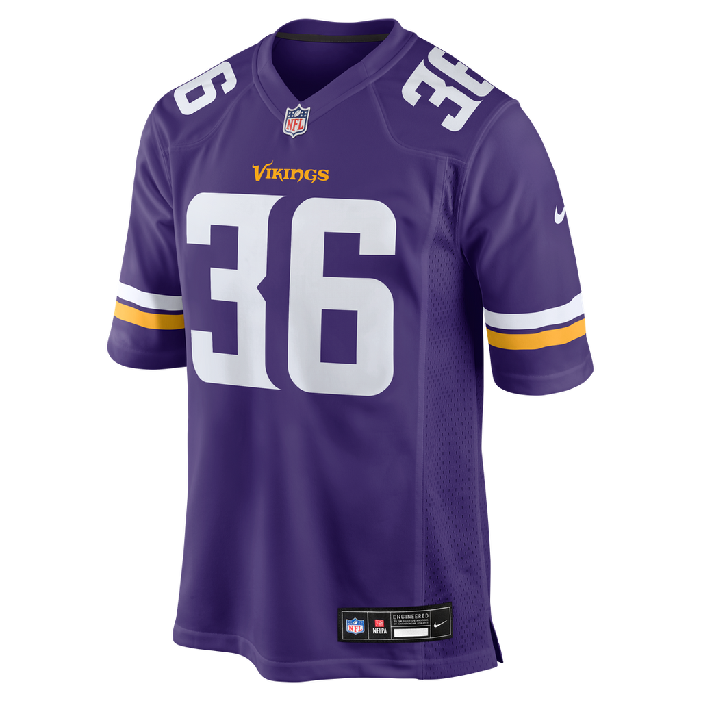 Minnesota Vikings Zavier Scott Nike Team Game Jersey - Purple