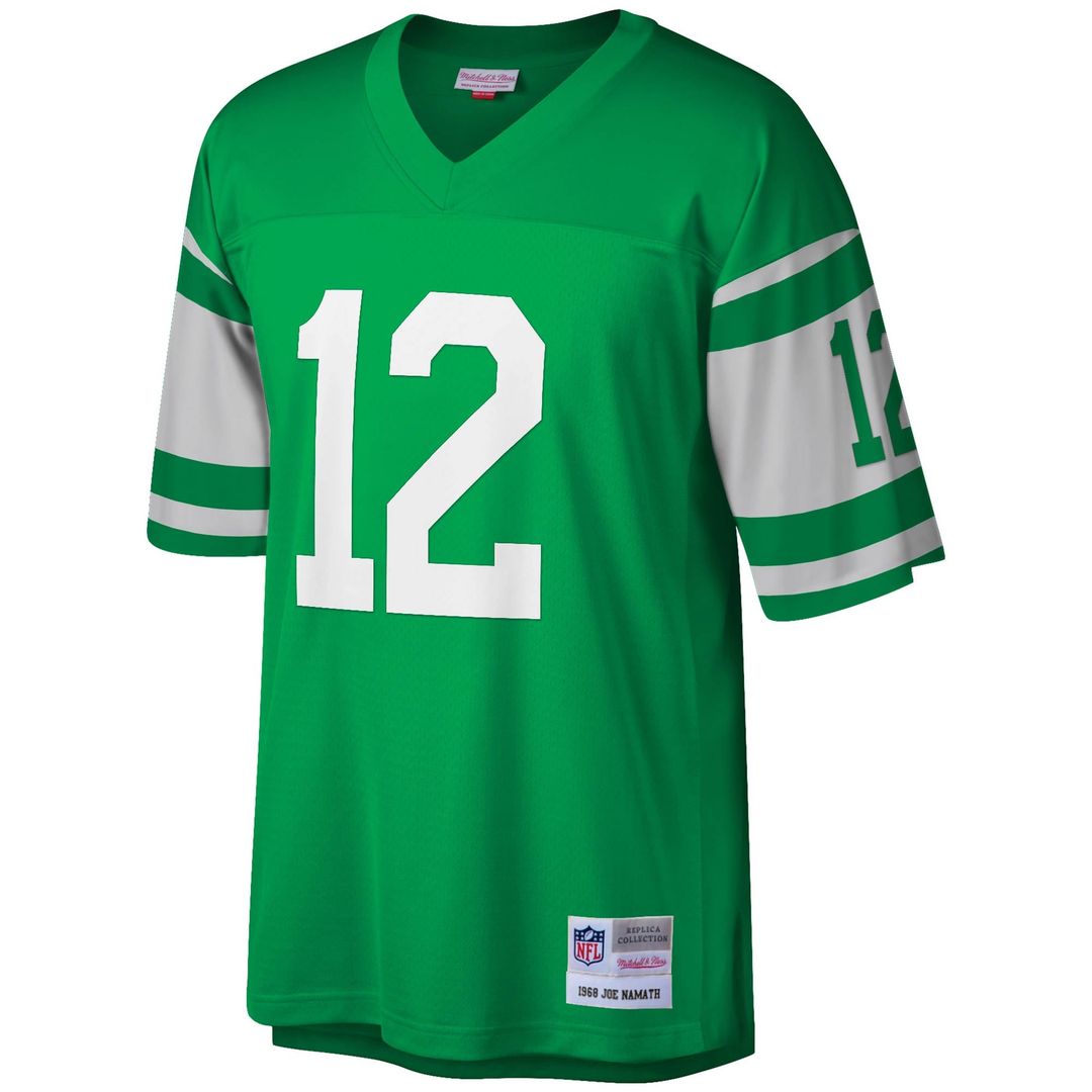 New York Jets Joe Namath Mitchell & Ness Legacy Replica Jersey - Kelly Green