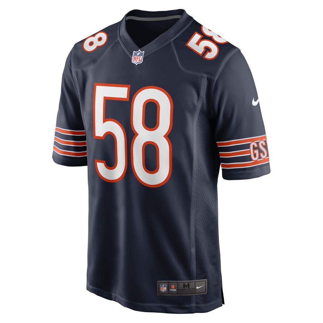 Chicago Bears Darnell Wright Nike Game Jersey - Navy