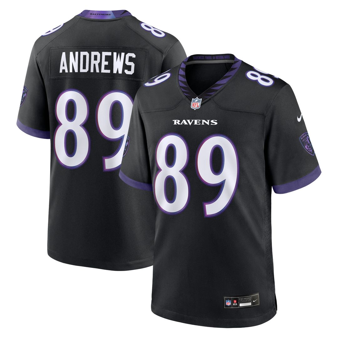 Baltimore Ravens Mark Andrews Nike Alternate Game Jersey - Black